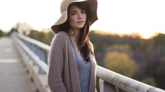 Woman brunettes Devyn Hannon