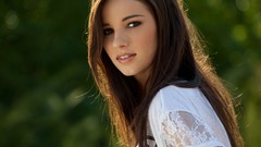 Woman brunettes Digital Desire magazine Madison Morgan