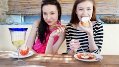 Woman brunettes Emily W4B magazine Emily Bloom Emily Clarke