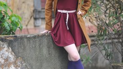 Woman brunettes Girlfolio magazine Fawna Latrisch