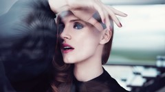 Woman brunettes jessica chastain