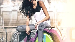 Woman brunettes Judith Posada