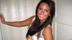 Woman brunettes Kristina Andersen