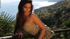 Woman brunettes Krystal Webb