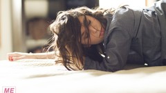 Woman brunettes Me In My Place magazine