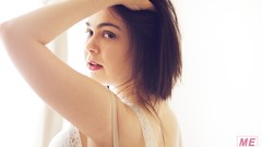 Woman brunettes Me In My Place magazine Sarah Renfro