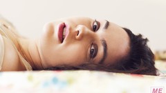 Woman brunettes Me In My Place magazine Sarah Renfro