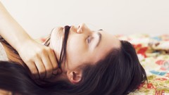 Woman brunettes Me In My Place magazine Sarah Renfro