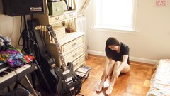 Woman brunettes Me In My Place magazine Sarah Renfro