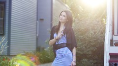 Woman brunettes Megan Lyn