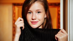 Woman brunettes Met-Art magazine Emily Bloom