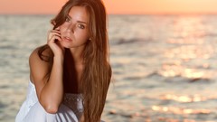 Woman brunettes Met-Art magazine Lily C