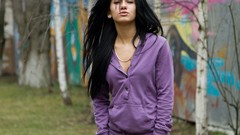 Woman brunettes Met-Art magazine Malina A