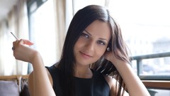 Woman brunettes Met-Art magazine Taini A