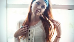 Woman brunettes models