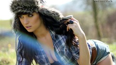 Woman brunettes models