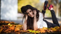 Woman brunettes models