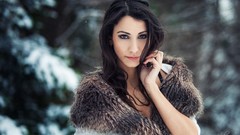 Woman brunettes models