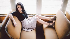 Woman brunettes models