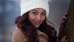 Woman brunettes models