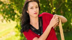 Woman brunettes models