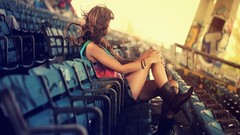 Woman brunettes models