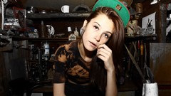 Woman brunettes models