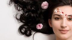 Woman brunettes models