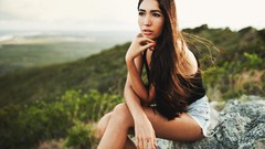 Woman brunettes models