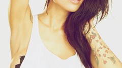 Woman brunettes models alie layus