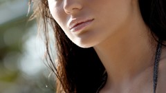 Woman brunettes models bikini Giulia Olivetti