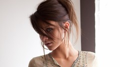 Woman brunettes models Cameron Intima