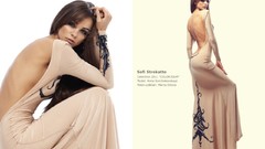 Woman brunettes models dancers Anna Konchakovskaya