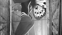 Woman brunettes models dancers Anna Konchakovskaya