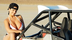 Woman brunettes models denise milani boobs huge boobs