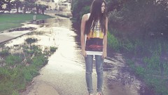 Woman brunettes models Hannah Biermann