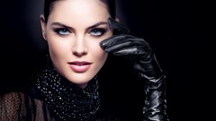 Woman brunettes models Hilary Rhoda