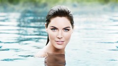 Woman brunettes models Hilary Rhoda