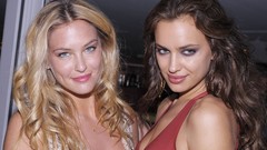 Woman brunettes models irina shayk bar refaeli