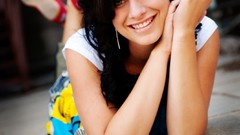 Woman brunettes models Kenzie