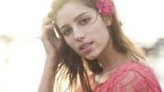 Woman brunettes models Laura Hess