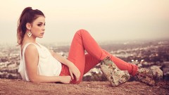 Woman brunettes models lena meyer-landrut