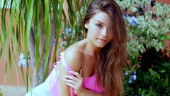 Woman brunettes models Lily C