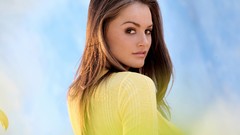 Woman brunettes models looking back pornstars Digital Desire 