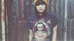 Woman brunettes models Luzi Fer