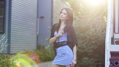 Woman brunettes models Megan Mangiamele Megan Lyn