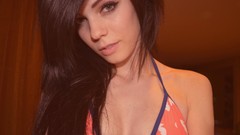 Woman brunettes models melanie