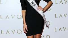 Woman brunettes models Miss World 2012