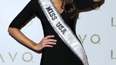 Woman brunettes models Miss World 2012