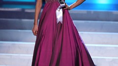 Woman brunettes models Miss World 2012